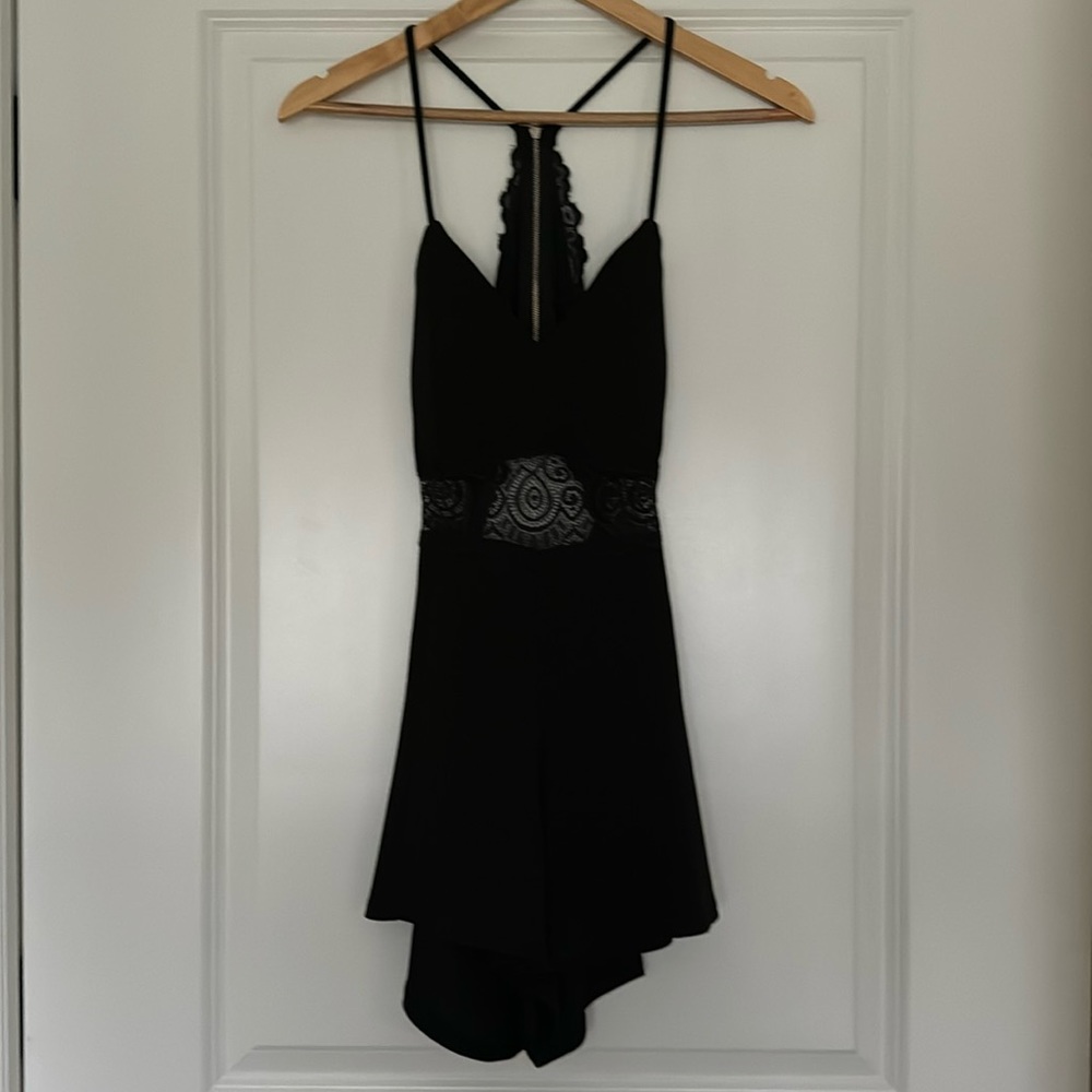 Windsor Black Lace Romper